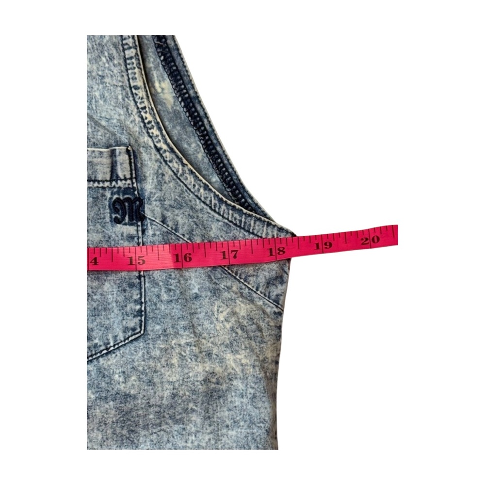 Miss Me Beaded Aztec Trim Denim Vest Women’s Large Blue Sleeveless 100% Cotton - Picture 5 of 13
